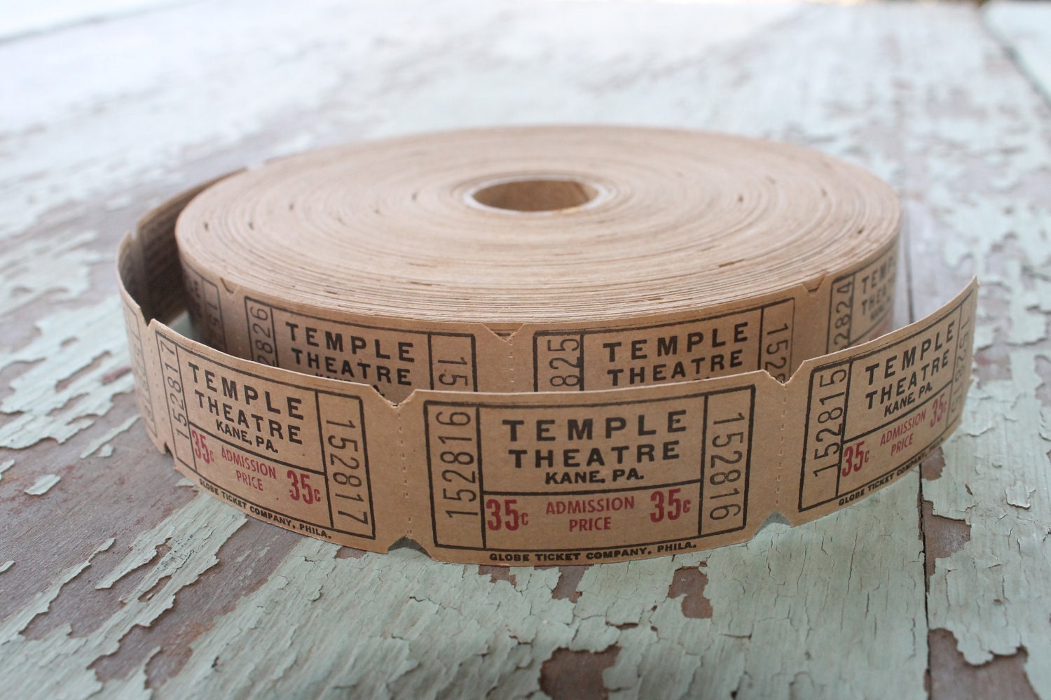 Great Lot of 12 Vintage Temple Theatre Tickets