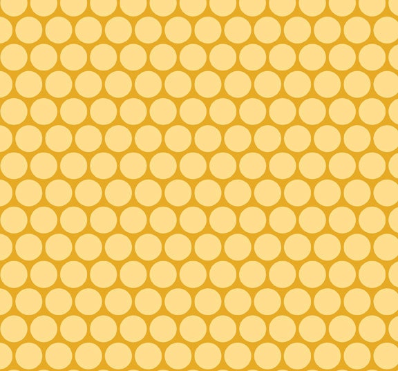 Peak Hour Circles in Yellow by Kellie Wulfsohn for Riley Blake Designs - 1 Yard