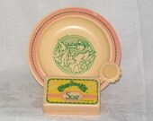 Cabbage Patch Kids CPK Dolls Accessories Vintage 1980s Toys Bowl Baby Food Soap Dish Accessories