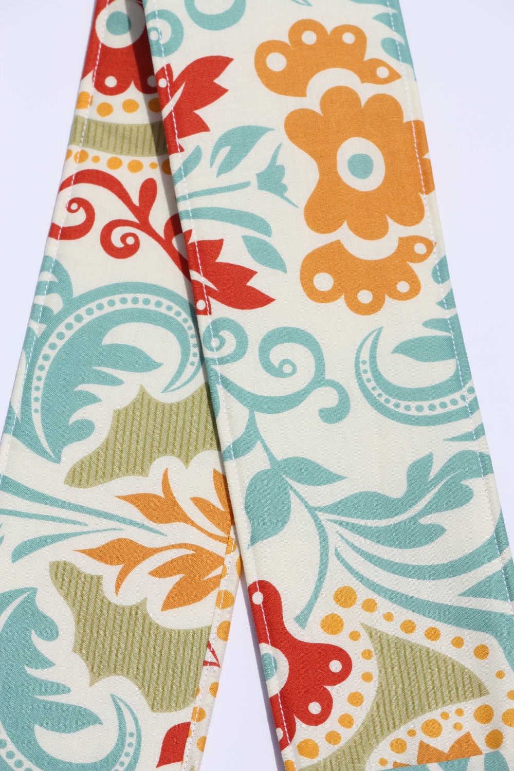 Camera Strap Cover- lens cap pocket and padding included- Grand Tapestry