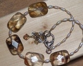 Semi-Precious Stones andFreshwater Pearls Necklace