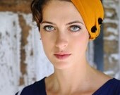 Millinery- 1930's Vintage Gold