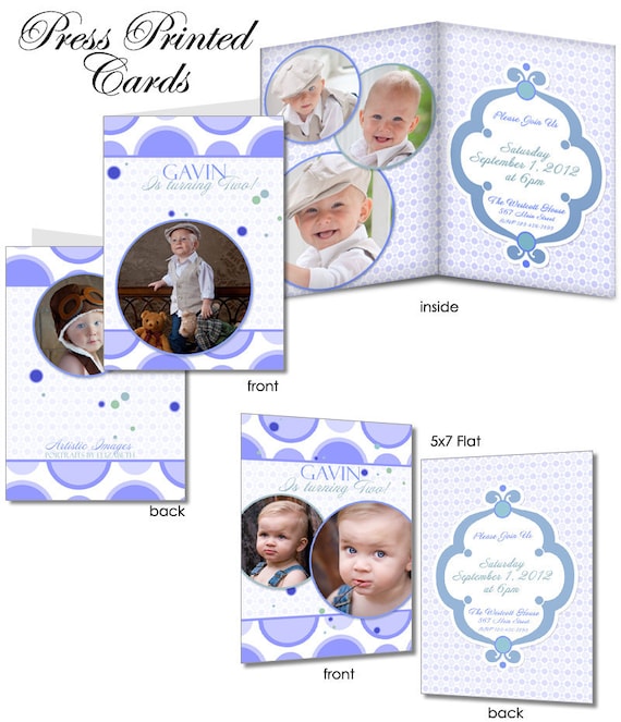 Birthday Invitation Templates - BUBBLE GUM BLUE - 5x7 Flat & Folded ... Birthday Invitation Templates - BUBBLE GUM BLUE - 5x7 Flat & Folded ...