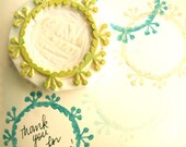 FRAME jornaling rubber stamp - hand carved rubber stamp - handmade journaling rubber stamp - leaf - no2