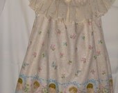 Custom Girls Pillowcase Dress with Victorian Babies Border 2m, 18m, 24m, 2t, 3t, 4t, 5, 6, 7, 8, 10, 12