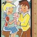 Vintage SODA FOUNTAIN 10th BIRTHDAY Greeting Card Old Store Stock Unused Soda Jerk Pop date sharing 10th Tenth 10 yr Old Bday