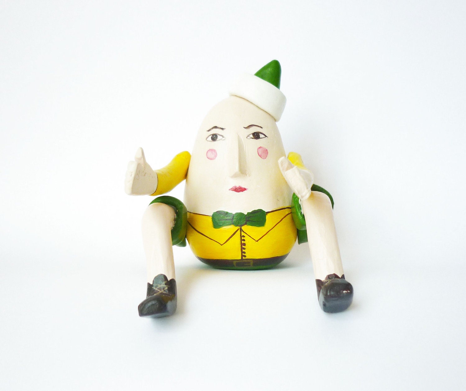 Humpty Dumpty Sculpted art doll