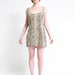 HAITI - Vintage 60s Leopard Print Dress / Tunic Sz M