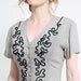 HAITI - Vintage 80s Stylized Checkered Mini Dress Sz S/M