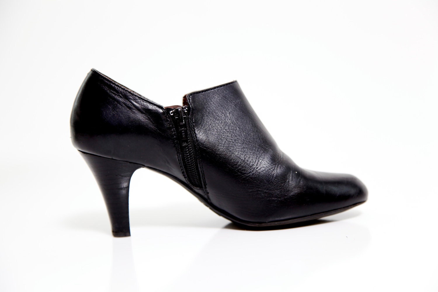 RESERVED- Vintage 1980's Black Booties