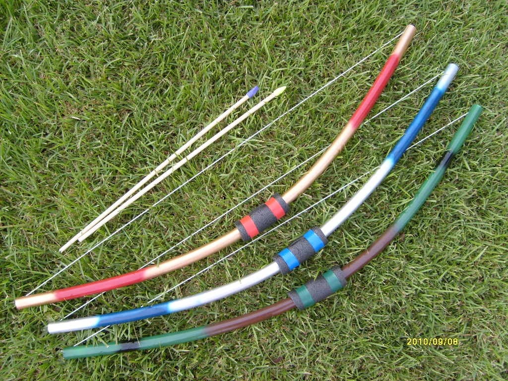3 Bows & Arrows, 15 ex. arrows
