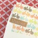 Thank You Cards - Fun Pop Hued Bicycles on Cream - Nancy
