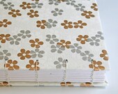Metallic Floral Handmade Book - Available to Ship Now