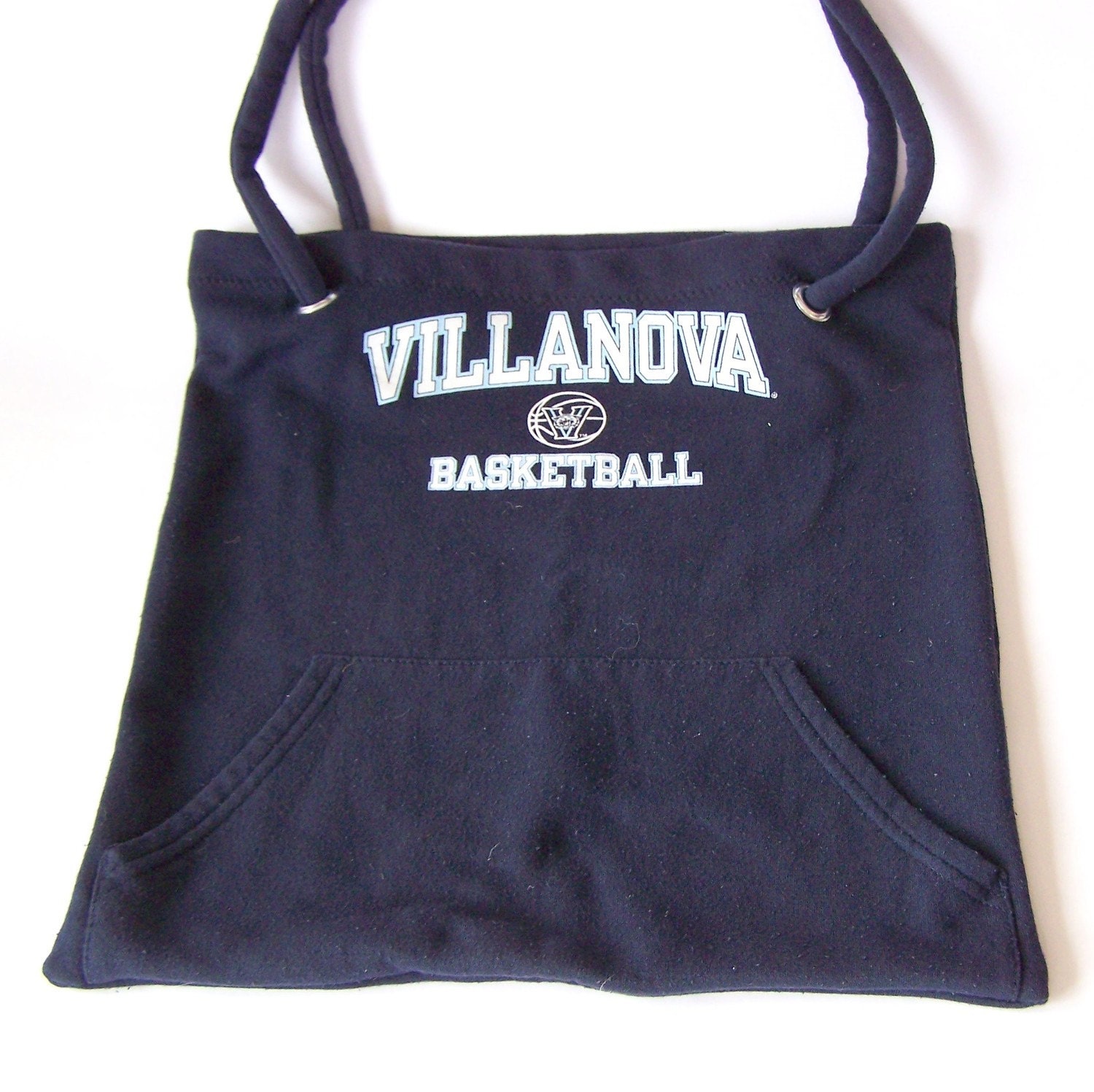 Upcycled Sweatshirt  - Blue Villanova Basketball Bag