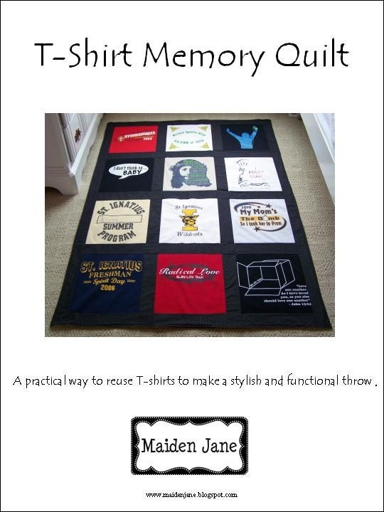 T-Shirt  Quilt  Pattern