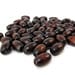Wood oval beads - Dark Brown Natural Wooden Dye Beads 12x8mm - 50pcs (PB208B)