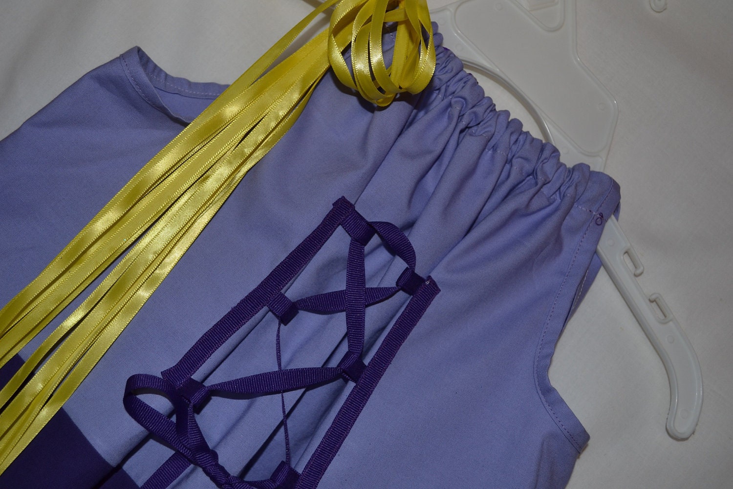 Rapunzel pillowcase dress Disneyland Disneyworld Pascal