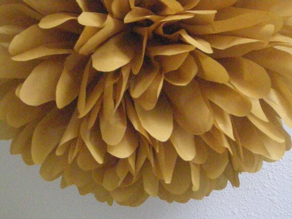 Honey ... 1 tissue paper pom // diy // wedding ceremony // bridal shower // anniversary // party decorations Il_570xn