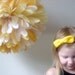 Dulce de Leche... 1 tissue paper pom // wedding reception // birthday party // baby shower // party decorations