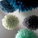 The Heathers... 5 tissue paper poms // birthday // anniversary // wedding reception // party decorations