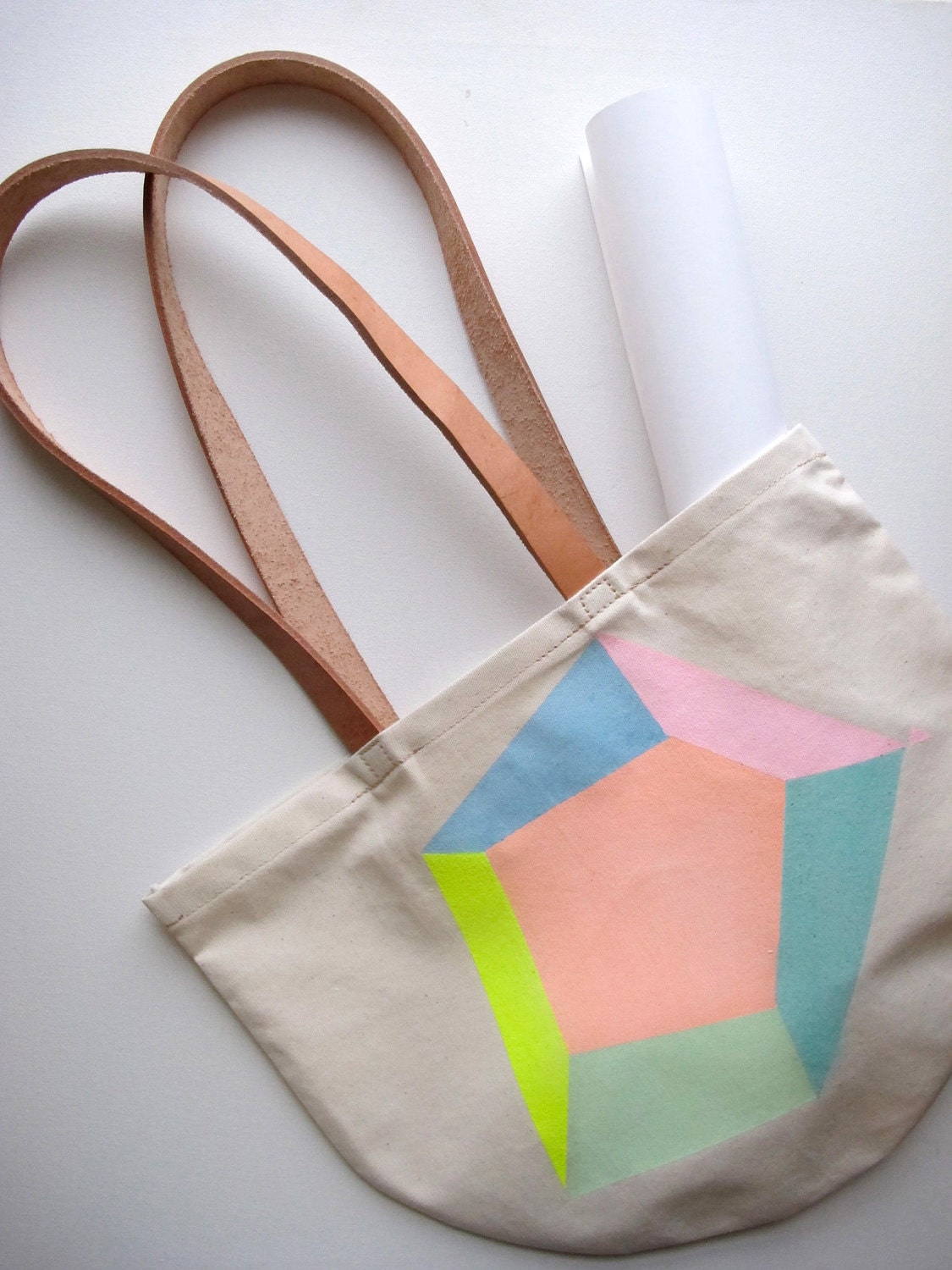 Happy NEON PASTEL TOTE