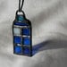 Stained Glass Teeny Mini Tardis Lead Free