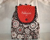 SALE- Child's Backpack in Color Me Red- Available in small size only