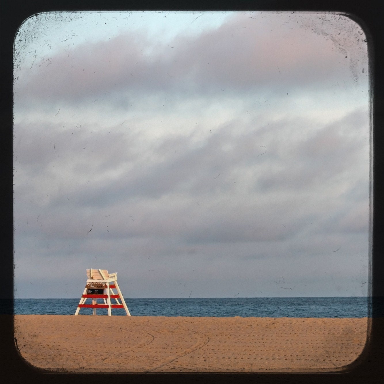 Cape May Guard Stand - Ttv - 8x8 Fine Art Photography Print