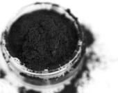 Coal - True Black Vegan Mineral Eyeshadow / Eyeliner - Handcrafted Makeup - simplicitycosmetics