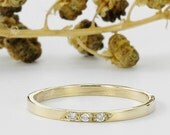 dainty diamond band