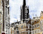 Edinburgh 101.4 Downtown Print