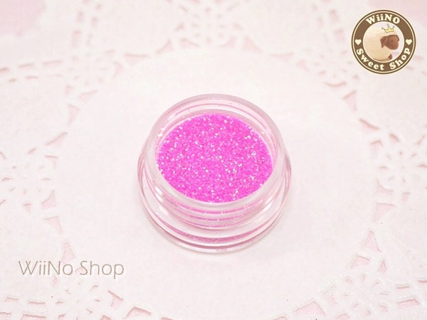 Hot Pink Glitter Dust Powder / Sparkle Powder / Nail Art Craft (B22)