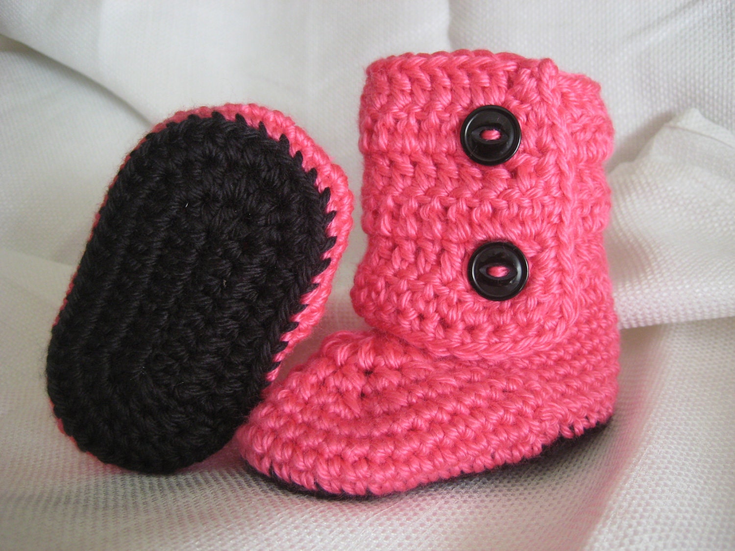 Sizes 0 up to 12 Months - Baby Boots in Your Choice of Colors (EL-1001)