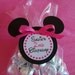 Minnie Mouse Hot Pink or Red personalized Favor Tags SET of 12