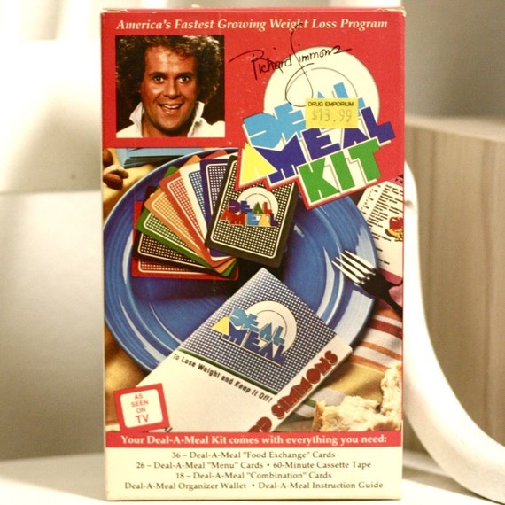 Vintage Richard Simmons 1987 DealAMeal Diet Kit by JLynel