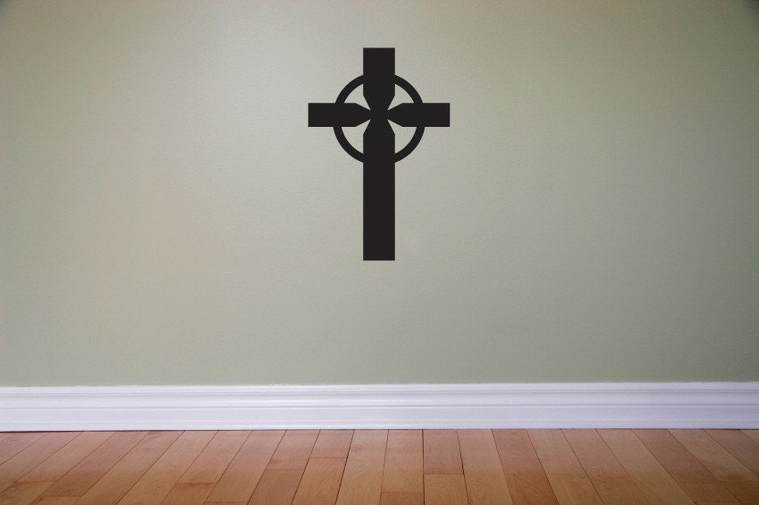 Celtic Cross - Vinyl Wall Graphic