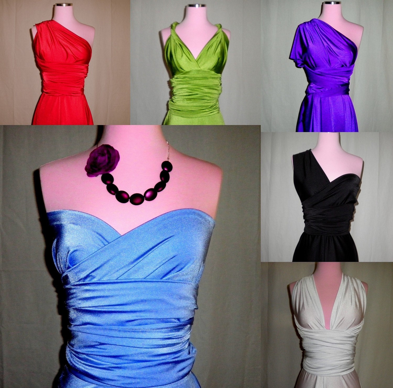 Fabric Sample for Infinify Convertible Wrap Twist Dress - - The Perfect Bridesmaid Dress 67 Colors Available