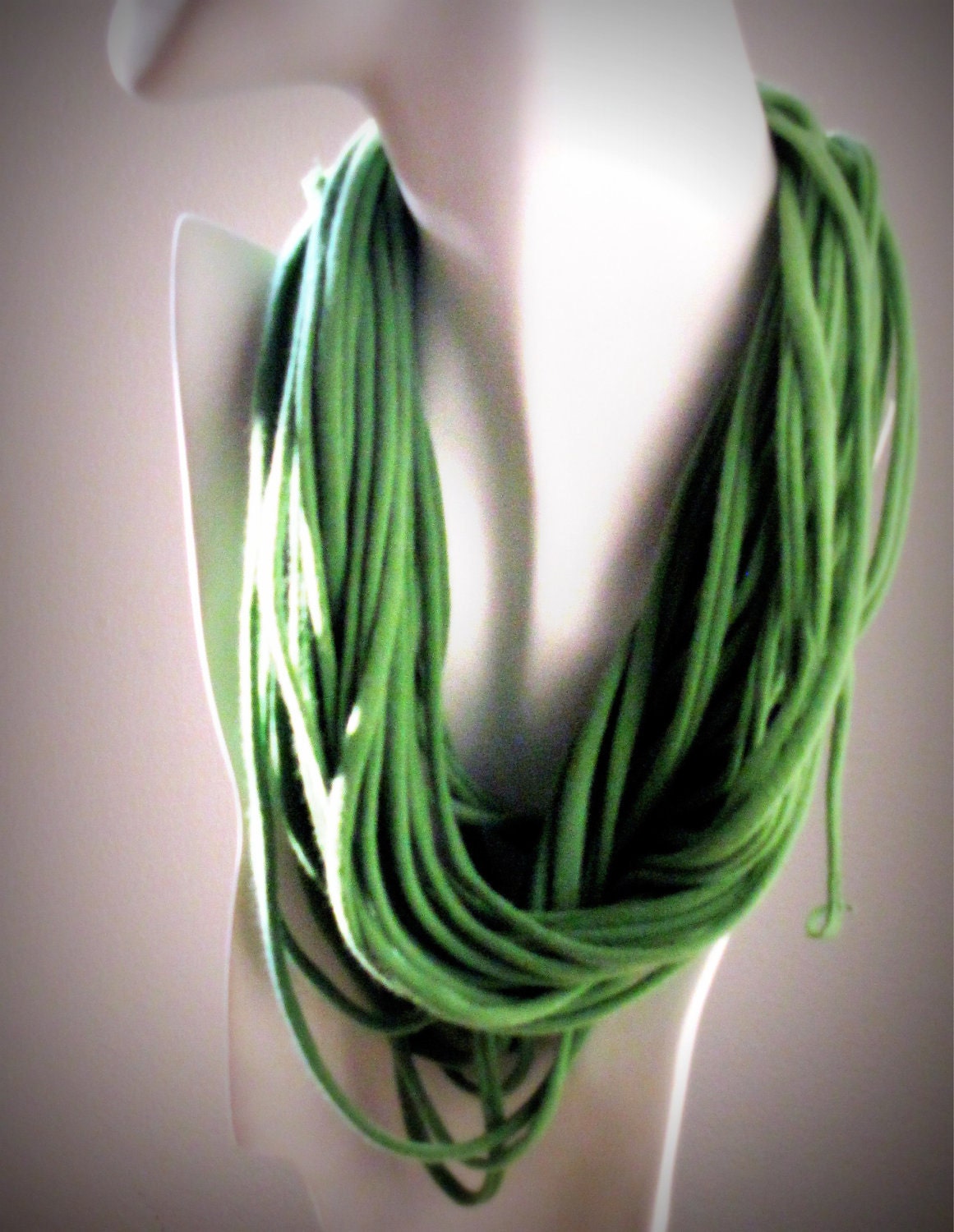 Jersey Infinity tshirt Cowl looped Upcycled Scarf - PIF