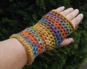 Sonora Desert Colorful Fingerless Gloves