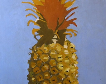 Pineapple Painting . "Welcome 2/6" 36x24 in.