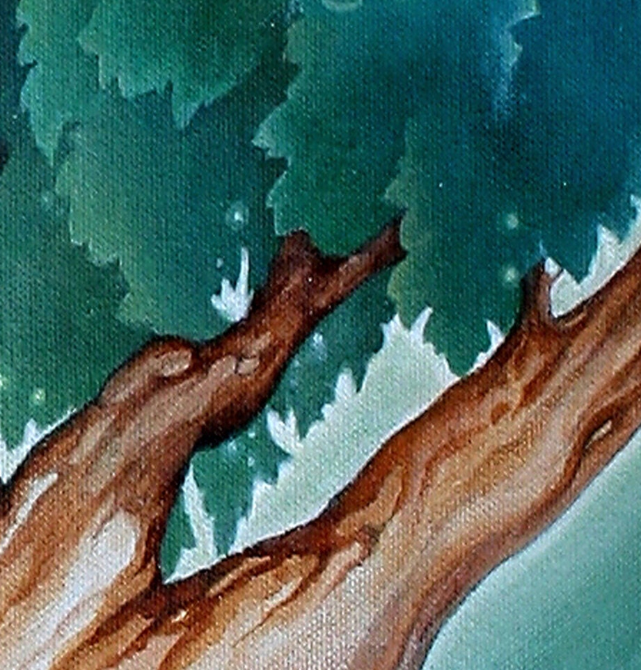 Earth Tree -  8 x 10 Tree of Life Art Print - Painting