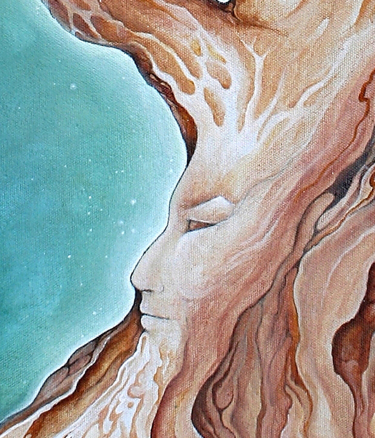 Earth Tree -  8 x 10 Tree of Life Art Print - Painting