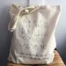 Cotton gift/tote bag - Quote Tote - Now I know my ABC and 123