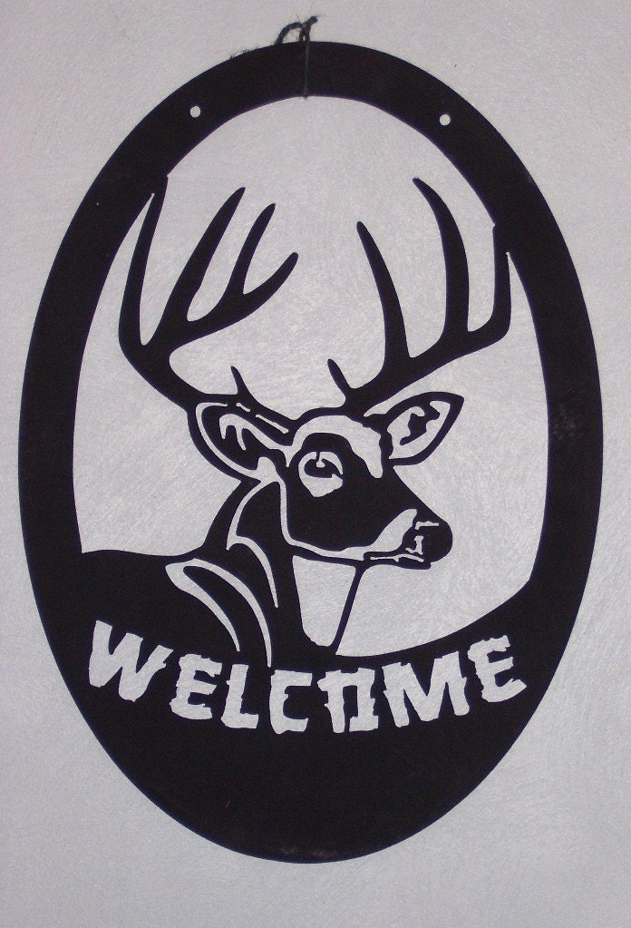 Deer Welcome Sign, great gift idea