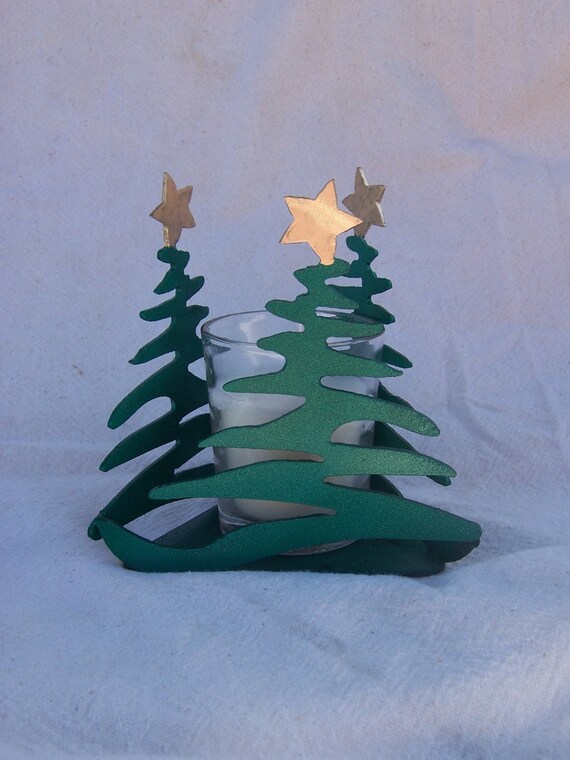 items similar to metal christmas tree small votive candle items similar to metal christmas tree small votive candle