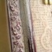 Upcycled Distressed Wooden Picture Frame Earring Holder Jewelry Display Organizer