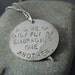 We Are Each of Us Angels with only One Wing Angel Quote Necklace