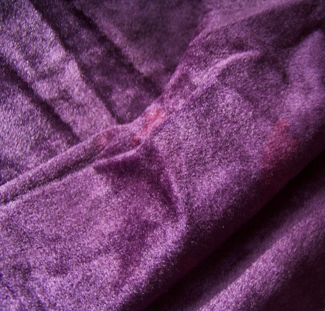 Unique Retro Purple Crushed Velvet Corduroy Suede by thlvintage
