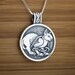 Celtic Cat Pendant - STERLING SILVER - (Just the pendant, chains are sold separately.)