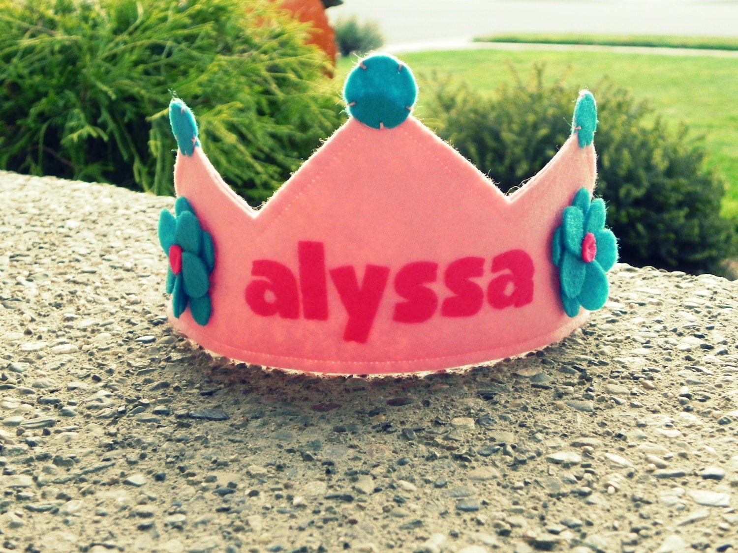 Name Your Birthday Crown - Pretty Pink